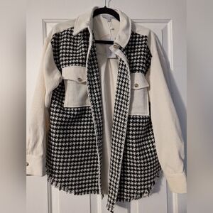 Montreal Houndstooth Shacket